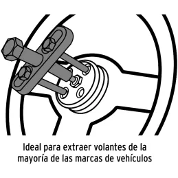 Extractor de Volantes, 10 Piezas, Apertura max 76mm Alcance max 32mm, EXT-10 14508 Truper Truper-Extractor de Volantes, 10 Pieza