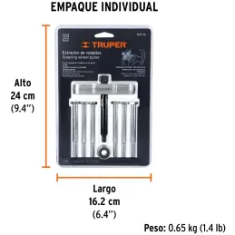 Extractor de Volantes, 10 Piezas, Apertura max 76mm Alcance max 32mm, EXT-10 14508 Truper Truper-Extractor de Volantes, 10 Pieza