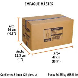 Extractor de Poleas, pata de Cabra, Apertura max 45mm min 32mm Alcance max 70mm, EX-PACA 14501 Truper Truper-Extractor de Poleas