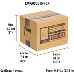 Extractor de Media Luna, Alcance min 62mm Max 108mm, Medida Ajustable, EX-B4 14517 Truper Truper-Extractor de Media Luna, Alcanc