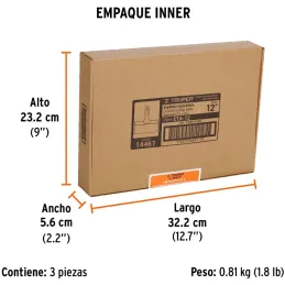 Espatula Tapizadoras 12", Para Alisado y Acabados, ETA-12 14461 Truper Truper-Espatula Tapizadoras 12", Para Alisado y Acabados,