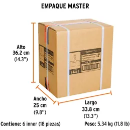 Espatula Tapizadoras 12", Para Alisado y Acabados, ETA-12 14461 Truper Truper-Espatula Tapizadoras 12", Para Alisado y Acabados,