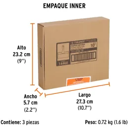 Espatula Tapizadoras 10", Para Alisado y Acabados, ETA-10 14460 Truper Truper-Espatula Tapizadoras 10", Para Alisado y Acabados,