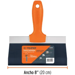 Espatula Tapizadoras 8", Para Alisado y Acabados, ETA-8 14459 Truper Truper-Espatula Tapizadoras 8", Para Alisado y Acabados, ET