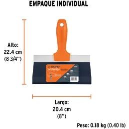 Espatula Tapizadoras 8", Para Alisado y Acabados, ETA-8 14459 Truper Truper-Espatula Tapizadoras 8", Para Alisado y Acabados, ET