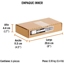 Espatula Plastica 4" Resistente a Solventes Ligeras Y flexible, en Polipropileno, ET-4P 14445 Truper Truper-Espatula Plastica 4"