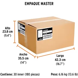 Espatula Plastica 4" Resistente a Solventes Ligeras Y flexible, en Polipropileno, ET-4P 14445 Truper Truper-Espatula Plastica 4"