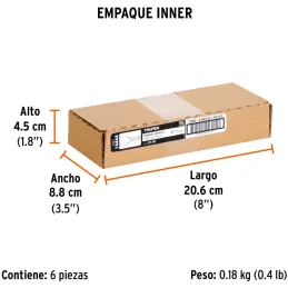 Espatula Plastica 3" Resistente a Solventes Ligeras Y flexible, en Polipropileno, ET-3P 14444 Truper Truper-Espatula Plastica 3"