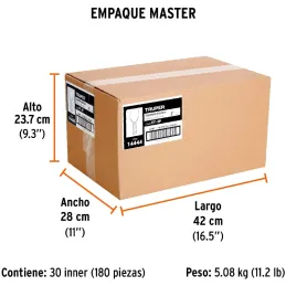 Espatula Plastica 3" Resistente a Solventes Ligeras Y flexible, en Polipropileno, ET-3P 14444 Truper Truper-Espatula Plastica 3"