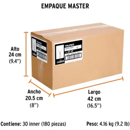 Espatula Plastica 2" Resistente a Solventes Ligeras Y flexible, en Polipropileno, ET-2P 14443 Truper Truper-Espatula Plastica 2"