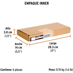 Espatula Flexible 2" Mango de Hickory Americano, acero alto carbono, Hoja Desbastada y Templada, ET-2F 14448 Truper Truper-Espat