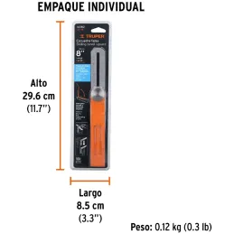Escuadra Falsa, Mango de Plastico 9", Regla en Acero Inoxidable, EFT-8 14382 Truper Truper-Escuadra Falsa, Mango de Plastico 9",