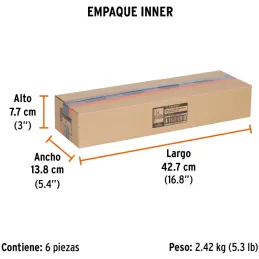 Escuadra de Combinacion 16", Acero Inoxidable, Para Angulos de 45 y 90 Grados, ECT-16 14381 Truper Truper-Escuadra de Combinacio