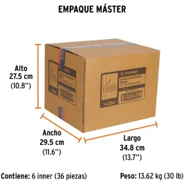 Escuadra de Combinacion 12", Acero Inoxidable, Para Angulos de 45 y 90 Grados, ECT-12 14380 Truper Truper-Escuadra de Combinacio