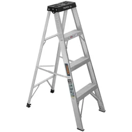 Escaleras de Tijera 3 Peldaños T3 Max2.4m P3.7kg EAluminio, Truper 16741 Truper-Escaleras de Tijera 3 Peldaños T3 Max2.4m P3.7kg