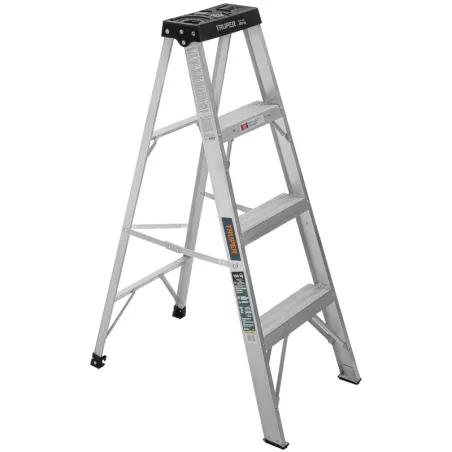 Escaleras de Tijera 3 Peldaños T3 Max2.4m P3.7kg EAluminio, Truper 16741 Truper-Escaleras de Tijera 3 Peldaños T3 Max2.4m P3.7kg