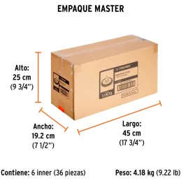 Cardas Circulares 3" Grueso Z1/4" Truper 11570 Truper-Cardas Circulares 3" Grueso Z1/4" Truper 11570 Fabricada en acero latonado