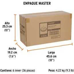 Cardas Circulares 3" Fino Z1/4" Truper 11575 Truper-Cardas Circulares 3" Fino Z1/4" Truper 11575 Fabricada en acero latonado (an