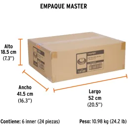 Cardas Conicas 5" Trenzado M14 Truper 14189 Truper-Cardas Conicas 5" Trenzado M14 Truper 14189 Fabricada en acero al carbono Aca
