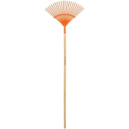 Escobas Metalica Curva 18" 22 Dientes Mango 48" Calibre 20 Reforzada, EM-22 14322 Truper Truper-Escobas Metalica Curva 18" 22 Di