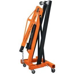 Pluma Hidraulica 2 Toneladas, Brazos Ajustable, Carga de 500kg a 2T, Ruedas de Hierro, PHF-2 12888 Truper Truper-Pluma Hidraulic