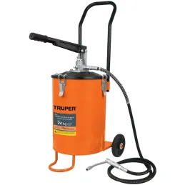 Bomba Inyectora de grasa 5800 PSI 24kg. Alta Presion, Flujo 3.1g Manguera 1/4" Cubeta 28x39cm, BOMIN-24 16850 Truper Truper-Bomb