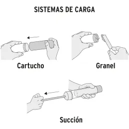 Engrasadora Reforzada 14oz 6000 lb/pulg2 y Refacciones, Extension Flexible y Rigida, GRAS-14 14860 Truper Truper-Engrasadora Ref