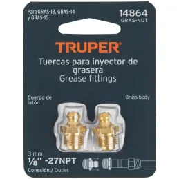 Repuesto para Engrasadora Tuerca, GRAS-NUT 14864 Truper Truper-Repuesto para Engrasadora Tuerca, GRAS-NUT 14864 Truper Para gras