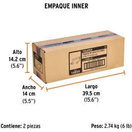 Engrasadora Reforzada 14oz 4500 lb/pulg2 y Refacciones, Extension Flexible y Rigida, GRAS-13 14859 Truper Truper-Engrasadora Ref