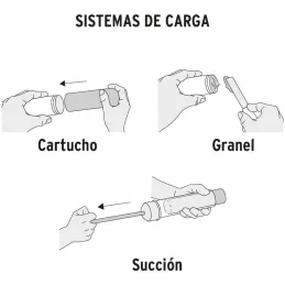 Engrasadora Industrial 14oz 6000 lb/pulg2 y Refacciones, Extension Flexible y Rigida, GRAS-15 14861 Truper Truper-Engrasadora In