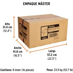 Engrasadora Industrial 14oz 6000 lb/pulg2 y Refacciones, Extension Flexible y Rigida, GRAS-15 14861 Truper Truper-Engrasadora In
