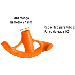 Doblador de Tubo CONDUIT 1/2", Fundido en Hierro Ductil, DOTU-50 12845 Truper Truper-Doblador de Tubo CONDUIT 1/2", Fundido en H