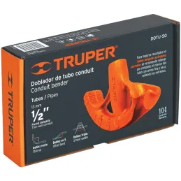 Doblador de Tubo CONDUIT 1/2", Fundido en Hierro Ductil, DOTU-50 12845 Truper Truper-Doblador de Tubo CONDUIT 1/2", Fundido en H