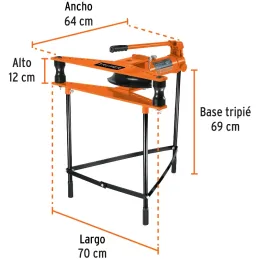 Doblador de Tubo Hidraulico Con TRIPIE, 12 Toneladas con Tripie, para Tubos de 1/2" a 2", DTH-12X 12882 Truper Truper-Doblador d
