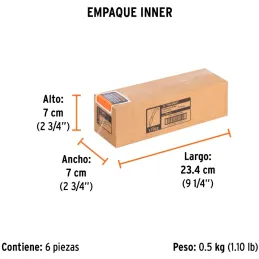 Cuchillo para Linoleo 7", Acero inoxidable, Para Vinil Alfombra Etc, CULI-6 17002 Truper Truper-Cuchillo para Linoleo 7", Acero 