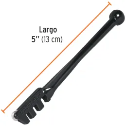 Cortador de Vidrio, Cabeza de 1 Cuchilla 0.65mm, tres ranuras de corte, CV-5 12953 Truper Truper-Cortador de Vidrio, Cabeza de 1