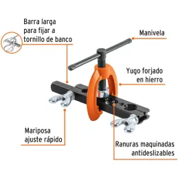 Avellanador Profesional de 3/16" a 5/8", Avellanados a 45 Grados, 7 Medidas, JAV-7 12868 Truper Truper-Avellanador Profesional d