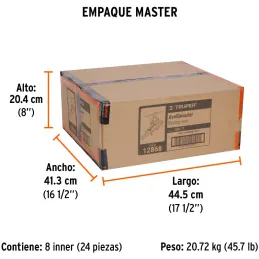 Avellanador Profesional de 3/16" a 5/8", Avellanados a 45 Grados, 7 Medidas, JAV-7 12868 Truper Truper-Avellanador Profesional d