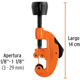 Cortador de Tubo de Cobre Apertura 1 1/8", Incluye Cuchilla de Repuesto, COTA-30E 12853 Truper Truper-Cortador de Tubo de Cobre 