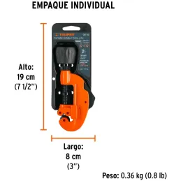 Cortador de Tubo de Cobre Apertura 1 1/8", Incluye Cuchilla de Repuesto, COTA-30E 12853 Truper Truper-Cortador de Tubo de Cobre 