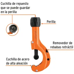 Cortador de Tubo de Cobre Apertura 2", Incluye Cuchilla de Repuesto, COTA-50 12859 Truper Truper-Cortador de Tubo de Cobre Apert