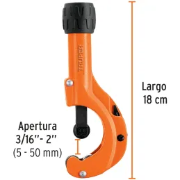 Cortador de Tubo de Cobre Apertura 2", Incluye Cuchilla de Repuesto, COTA-50 12859 Truper Truper-Cortador de Tubo de Cobre Apert