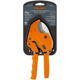 Cortador de Tubo PVC Profesional Corte 1 5/8", Cuerpo de Aluminio, cuchilla de Acero Inoxidable, COT-PVC 12860 Truper Truper-Cor