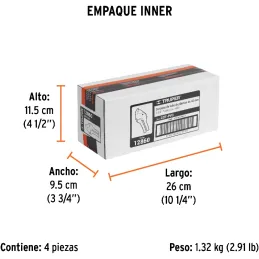 Cortador de Tubo PVC Profesional Corte 1 5/8", Cuerpo de Aluminio, cuchilla de Acero Inoxidable, COT-PVC 12860 Truper Truper-Cor