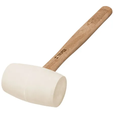  Martillos de Goma 24oz Cabeza Blanca C63.5mm Mmadera40cm Truper 16932 19.491525 Martillos de Goma Cabeza 24 oz 2 1/2", Hule 100