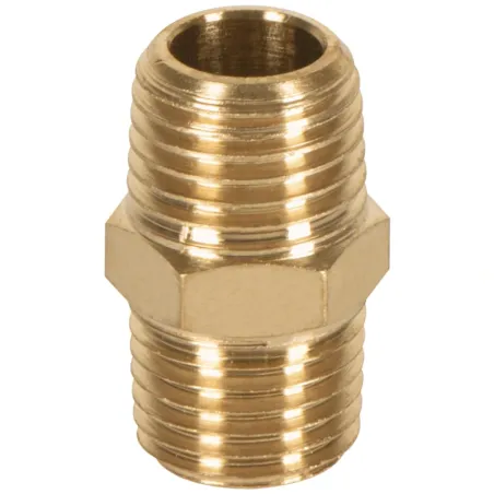 Niple Tipo mm de Laton, Cuerda 1/4 NPT, NIPLE 19024 Truper Truper-Niple Tipo mm de Laton, Cuerda 1/4 NPT, NIPLE 19024 Truper Fab