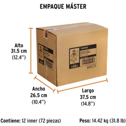 Juego de Acople F y Conectores de Laton 5 Piezas, Conexion Rapida, 1/4 NPT, CORAL-5 19081 Truper Truper-Juego de Acople F y Cone