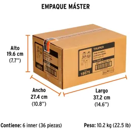 Juego de Acoples y Conectores de Laton 6 Piezas, Conexion Rapida, 1/4 NPT, CORAL-6 18075 Truper Truper-Juego de Acoples y Conect