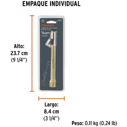 Inflador doble Cabeza Metalico, para llantas de Camion, 1/4 NPT, VAL-INF-1/4 19089 Truper Truper-Inflador doble Cabeza Metalico,