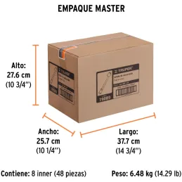 Inflador doble Cabeza Metalico, para llantas de Camion, 1/4 NPT, VAL-INF-1/4 19089 Truper Truper-Inflador doble Cabeza Metalico,
